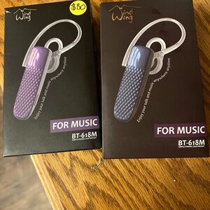 BT-618M Bluetooth Headset - Purple or Blue
